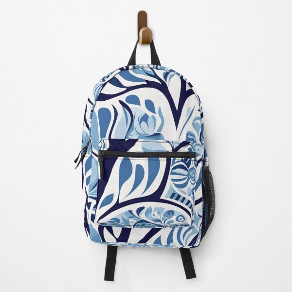 Item preview, Dynamic Swirls Of Eucalyptus Trees In Blues designed and sold by AussieConcepts.