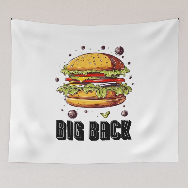 Item preview, Big Back - Burger quote 1 designed and sold by Tom-Johnson.