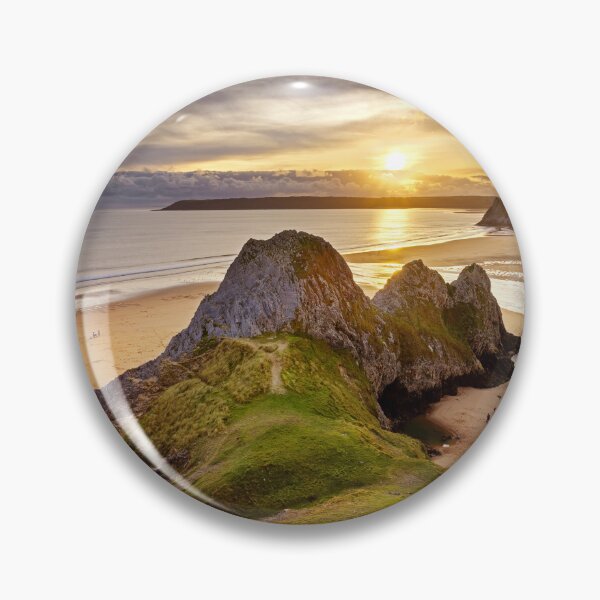 Item preview, Sunset at Three Cliffs Bay, Gower, Wales designed and sold by Dan Santillo.