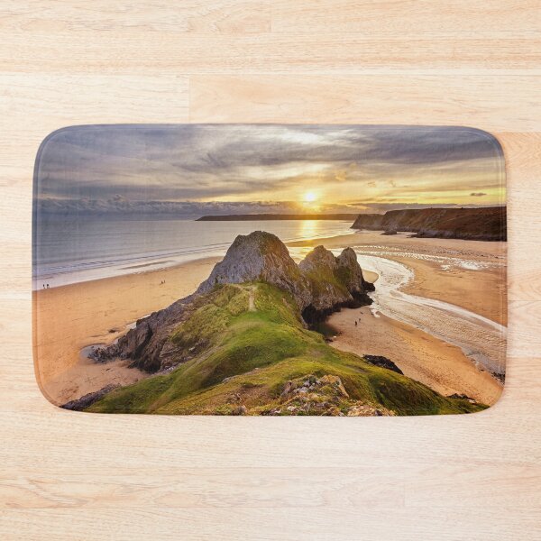 Item preview, Sunset at Three Cliffs Bay, Gower, Wales designed and sold by Dan Santillo.