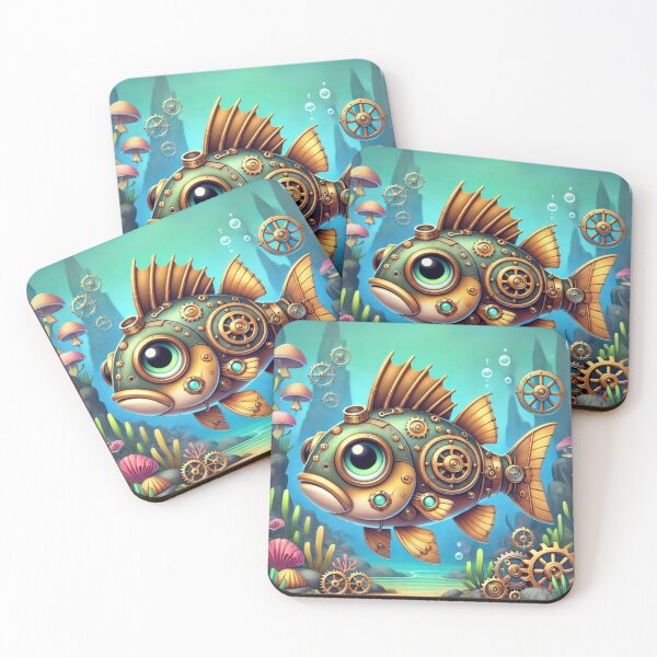 Item preview, Steampunk Walleye Fish designed and sold by Sillytoe.
