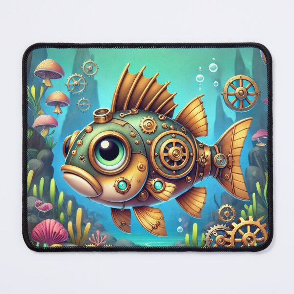 Item preview, Steampunk Walleye Fish designed and sold by Sillytoe.
