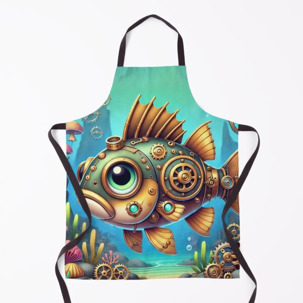 Item preview, Steampunk Walleye Fish designed and sold by Sillytoe.