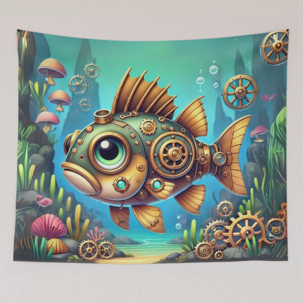 Item preview, Steampunk Walleye Fish designed and sold by Sillytoe.