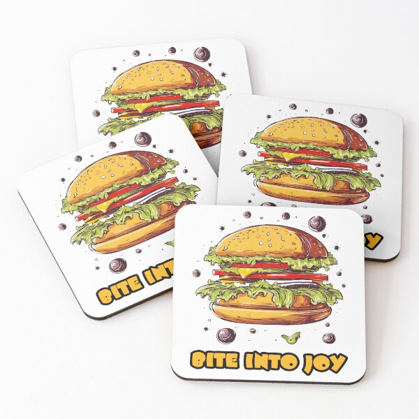 Item preview, Bite Into Joy - Burger quote 1 designed and sold by Tom-Johnson.