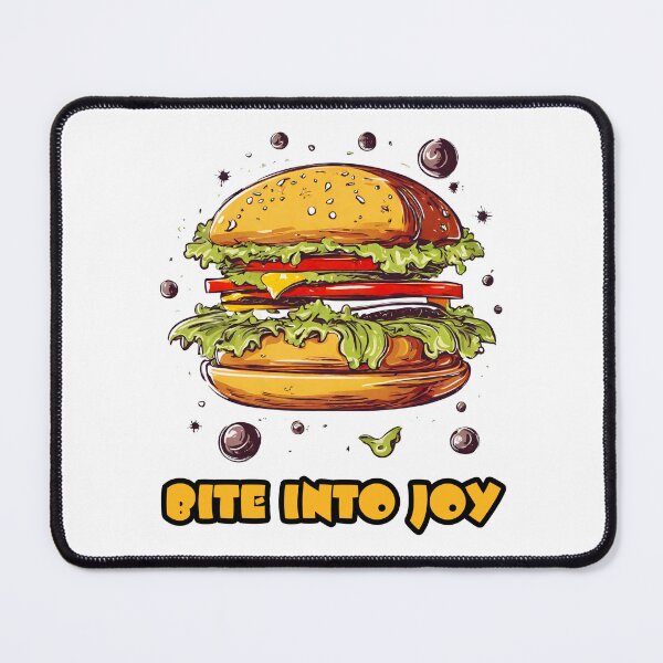 Item preview, Bite Into Joy - Burger quote 1 designed and sold by Tom-Johnson.