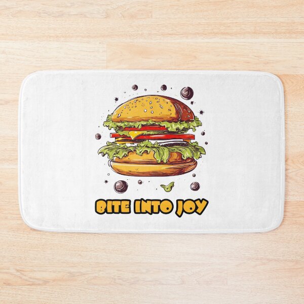 Item preview, Bite Into Joy - Burger quote 1 designed and sold by Tom-Johnson.