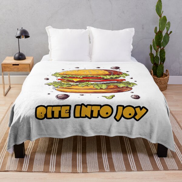 Item preview, Bite Into Joy - Burger quote 1 designed and sold by Tom-Johnson.