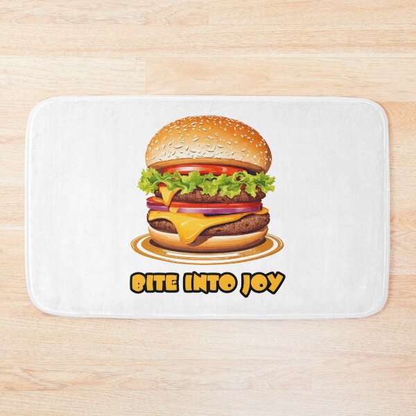 Item preview, Bite Into Joy - Burger quote 2 designed and sold by Tom-Johnson.