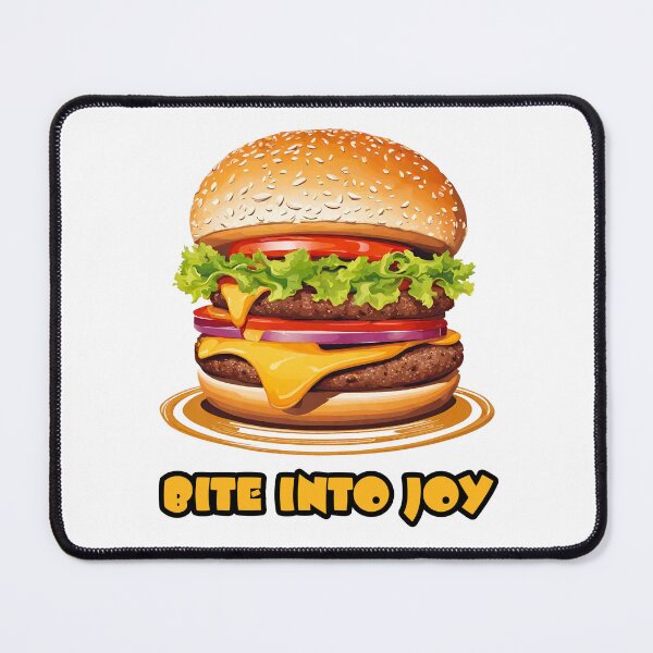 Item preview, Bite Into Joy - Burger quote 2 designed and sold by Tom-Johnson.