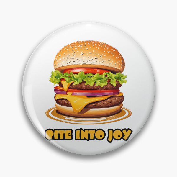 Item preview, Bite Into Joy - Burger quote 2 designed and sold by Tom-Johnson.
