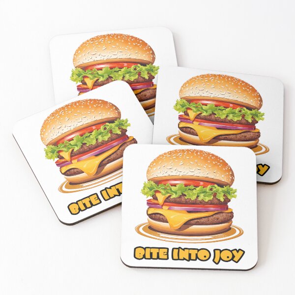 Item preview, Bite Into Joy - Burger quote 2 designed and sold by Tom-Johnson.