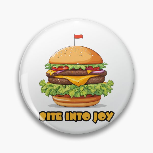 Item preview, Bite Into Joy - Burger quote 3 designed and sold by Tom-Johnson.