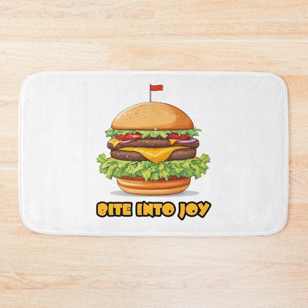 Item preview, Bite Into Joy - Burger quote 3 designed and sold by Tom-Johnson.