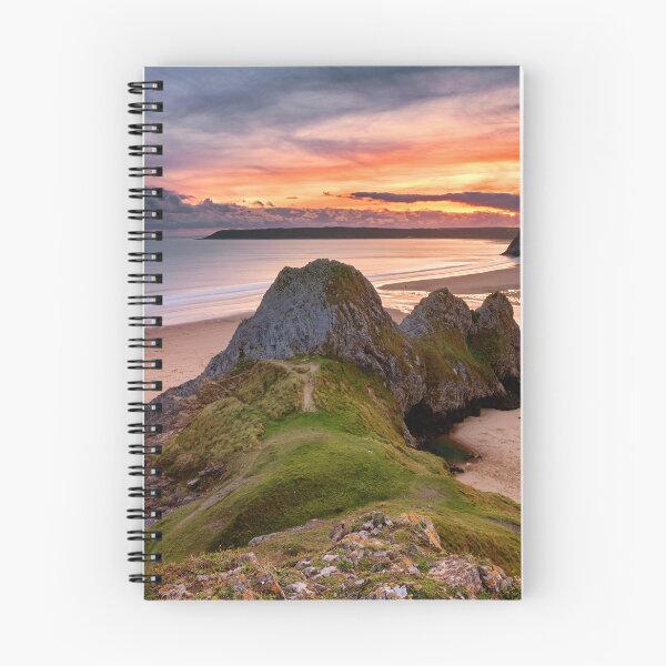 Item preview, Sunset over Three Cliffs Bay, Gower designed and sold by Dan Santillo.