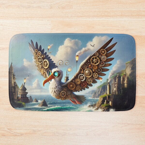 Item preview, Steampunk Wandering Albatross designed and sold by Sillytoe.