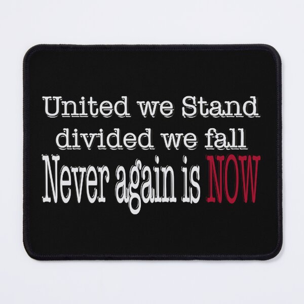 Item preview, United We Stand Divided We Fall – Inspirational Unity Quote designed and sold by aadventures.