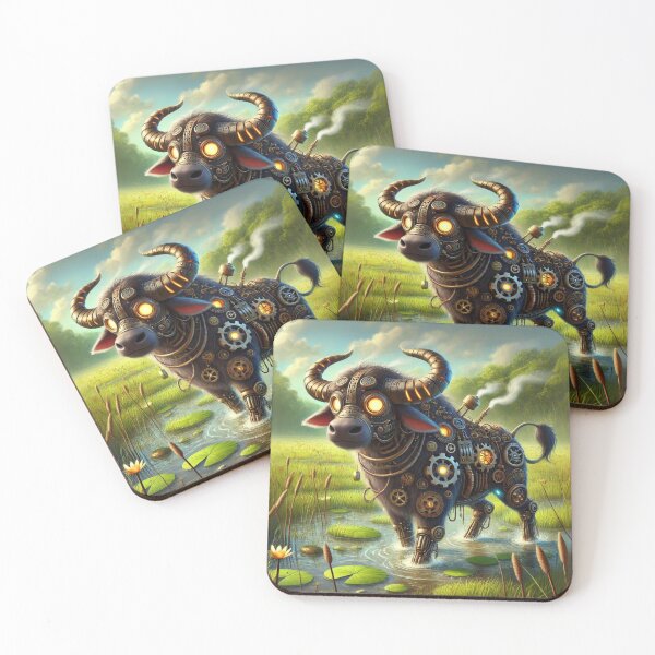 Item preview, Steampunk Water Buffalo designed and sold by Sillytoe.