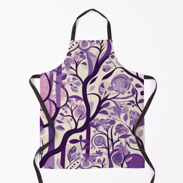 Item preview, Dynamic Swirls Of Eucalyptus Trees In Purples designed and sold by AussieConcepts.