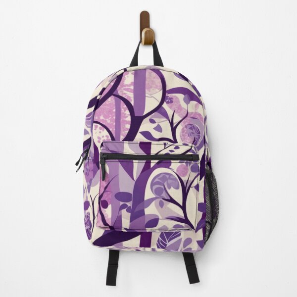 Item preview, Dynamic Swirls Of Eucalyptus Trees In Purples designed and sold by AussieConcepts.