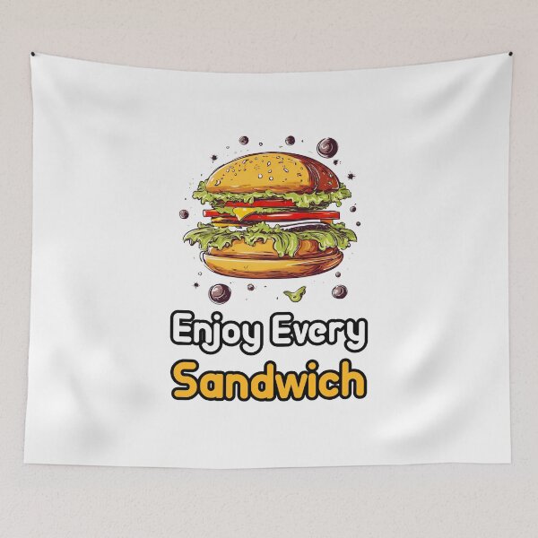 Item preview, Enjoy Every Sandwich - Burger quote 1 designed and sold by Tom-Johnson.