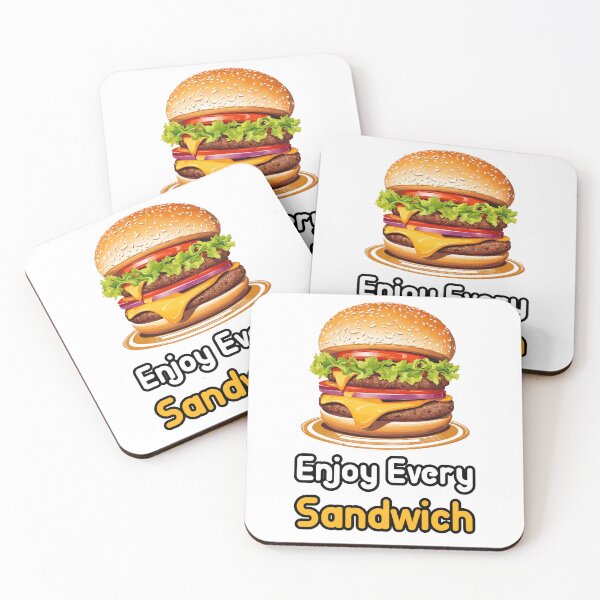Item preview, Enjoy Every Sandwich - Burger quote 2 designed and sold by Tom-Johnson.