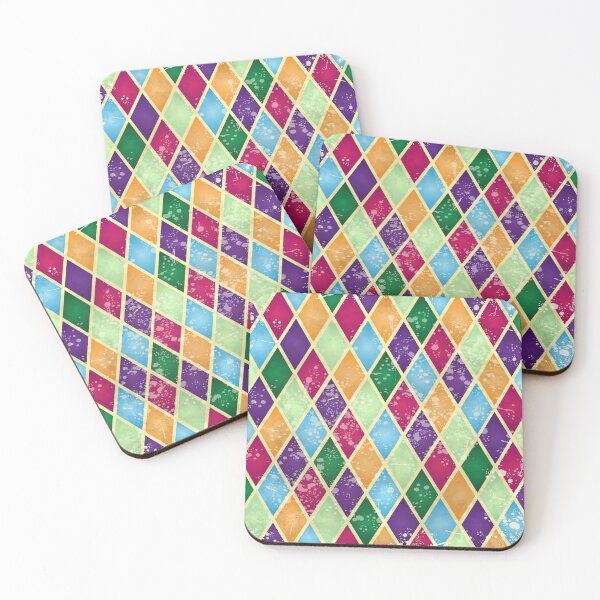 Item preview, Harlequin vintage pattern designed and sold by LuisaVenturoli.