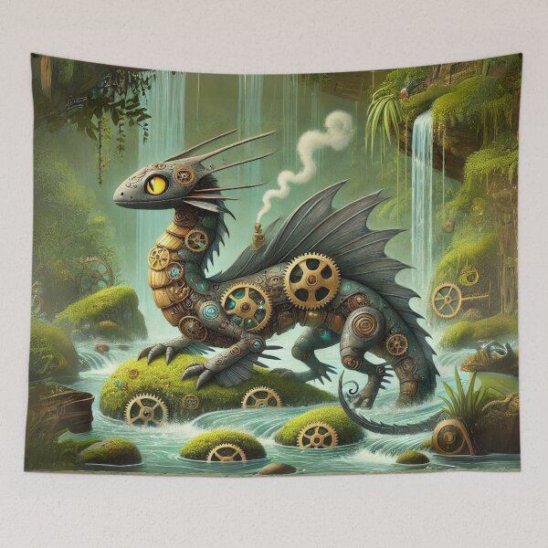 Item preview, Steampunk Water Dragon designed and sold by Sillytoe.