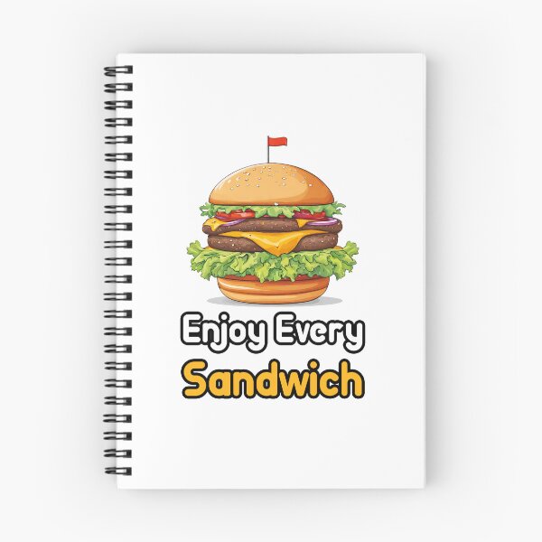 Item preview, Enjoy Every Sandwich - Burger quote 3 designed and sold by Tom-Johnson.