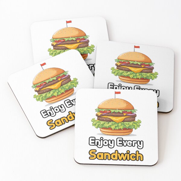 Item preview, Enjoy Every Sandwich - Burger quote 3 designed and sold by Tom-Johnson.