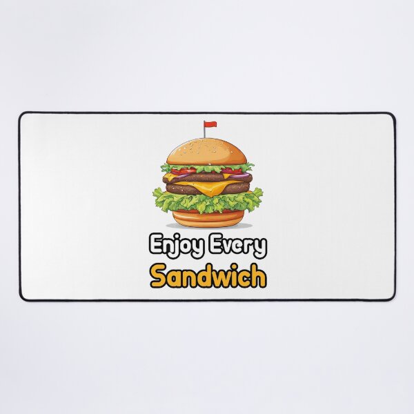 Item preview, Enjoy Every Sandwich - Burger quote 3 designed and sold by Tom-Johnson.