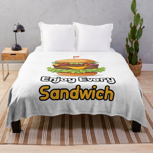 Item preview, Enjoy Every Sandwich - Burger quote 3 designed and sold by Tom-Johnson.