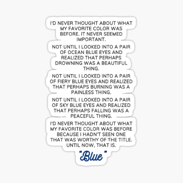 Item preview, Powerless Kai Azer Favorite Colour Quote designed and sold by Book Boutique & Beyond .