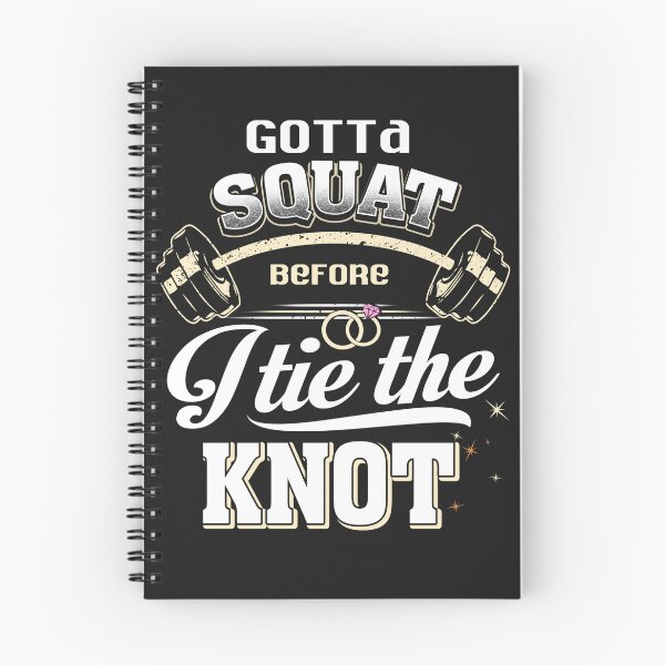 Item preview, Squat Before i tie the Knot funny gym t shirt designed and sold by StreetArtPro.