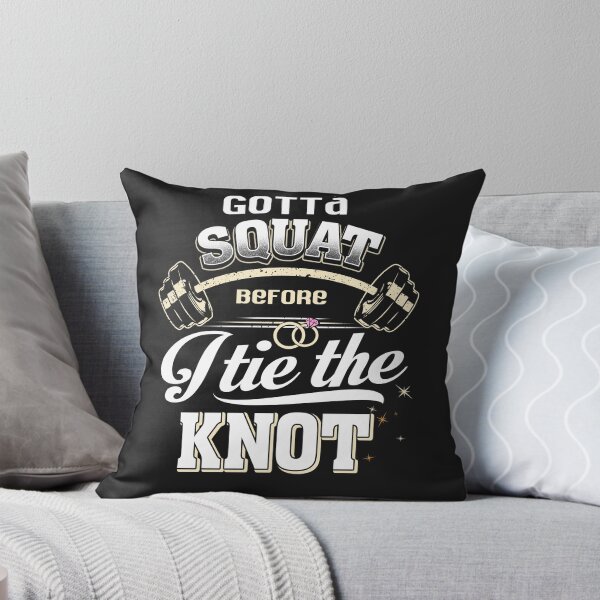 Item preview, Squat Before i tie the Knot funny gym t shirt designed and sold by StreetArtPro.