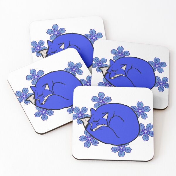 Item preview, Winter Fox Sleeping in the Flowers designed and sold by Crowsdance.