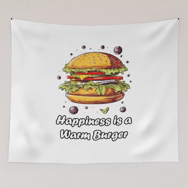 Item preview, Happiness is a Warm Burger 2 designed and sold by Tom-Johnson.
