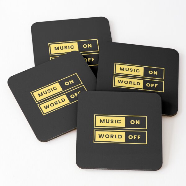 Item preview, Music On World Off Illustration  designed and sold by Divya-Hirodiya.