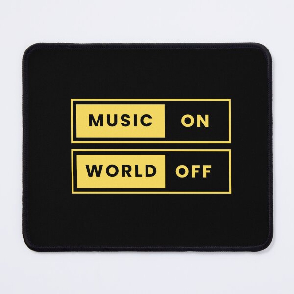 Item preview, Music On World Off Illustration  designed and sold by Divya-Hirodiya.