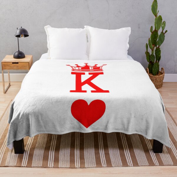 Item preview, "King and Queen for Couples – Matching His and Hers Playing Cards Love Design | Valentine's Day 2025" designed and sold by artworkathome.