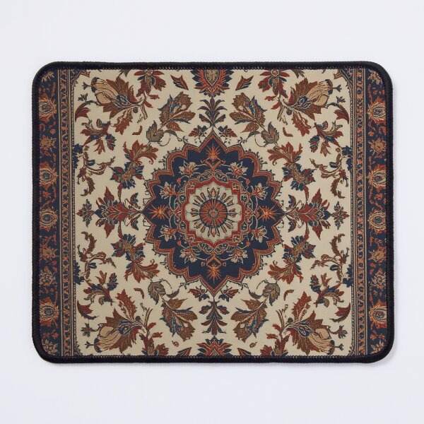 Item preview, Brown Persian Style Whimsical Vintage Pattern Art  designed and sold by Witty Shirts.