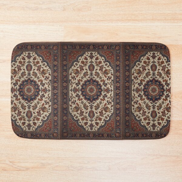 Item preview, Brown Persian Style Whimsical Vintage Pattern Art  designed and sold by Witty Shirts.