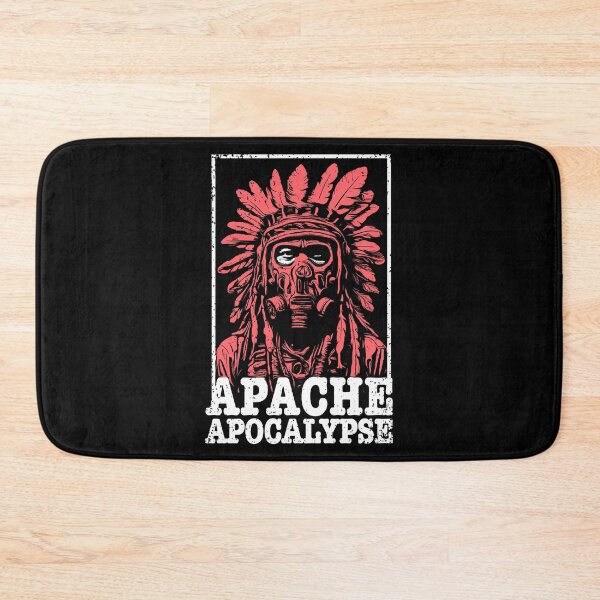 Item preview, Apache Apocalypse - Wild West Indian Chief with Gasmask designed and sold by AnAzArt.