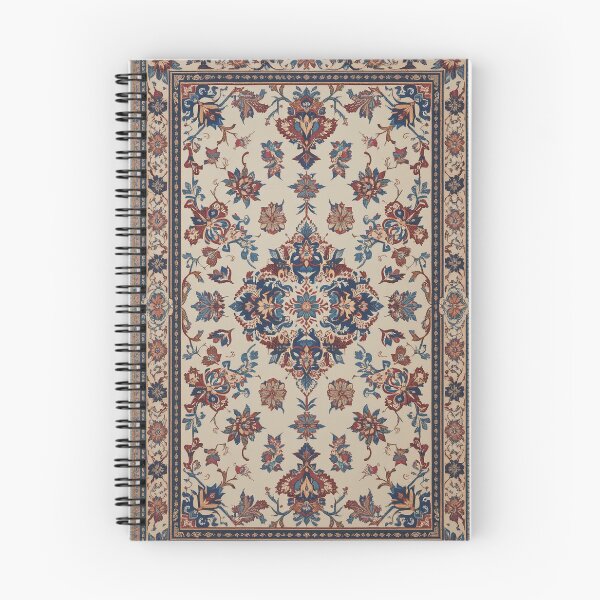 Item preview, White and Blue Persian Style Whimsical Vintage Pattern Art  designed and sold by Witty Shirts.