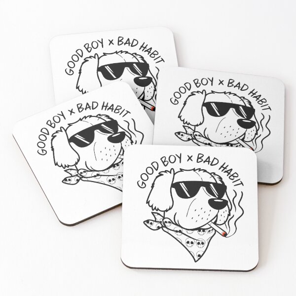 Item preview, Cool Rebel Dog – Good Boy x Bad Habit designed and sold by Snifferius.