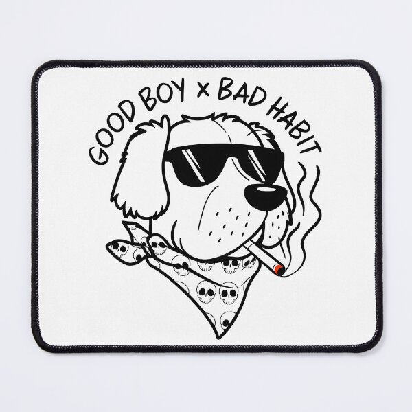 Item preview, Cool Rebel Dog – Good Boy x Bad Habit designed and sold by Snifferius.