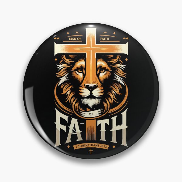 Item preview, Man of Faith – Christian Graphic designed and sold by FaithCreatives.