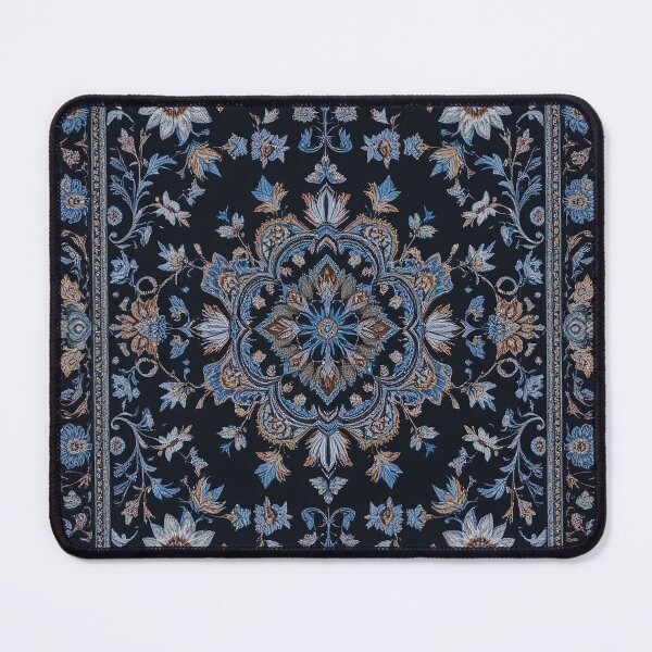 Item preview, Black and Blue Persian Style Whimsical Vintage Pattern Art  designed and sold by Witty Shirts.