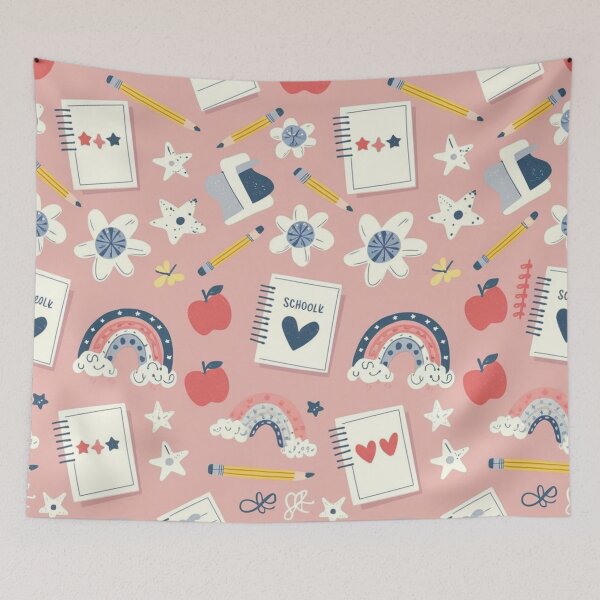 Item preview, School Supplies Repeat designed and sold by Furbulous Faces.