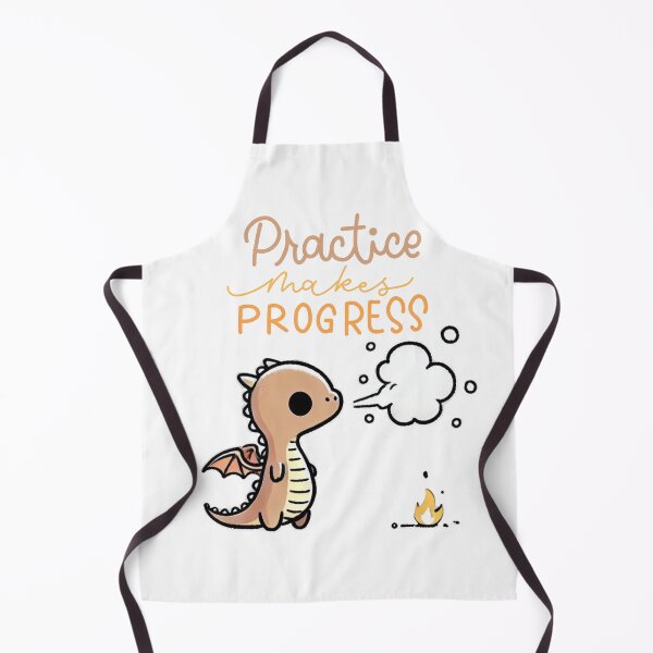 Item preview, Practice Makes Progress - Motivated Baby Dragon designed and sold by zion_prod.